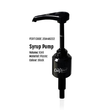 DaVinci Syrup Pump 10ml for 750ml Bottle, Barista Dispenser Tool